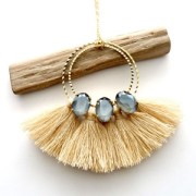 Round weaving and mounting ring 22 mm - Bronze x1