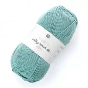 Vegan wool Creativ Silky Touch dk - Rico Design - Turquoise 006 x 100g