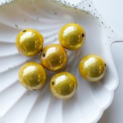Magic beads 20mm Gold x1