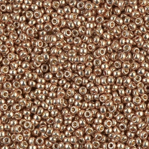 Miyuki Duracoat 11/0 Seed beads 4204 - Galvanized Champagne x100g