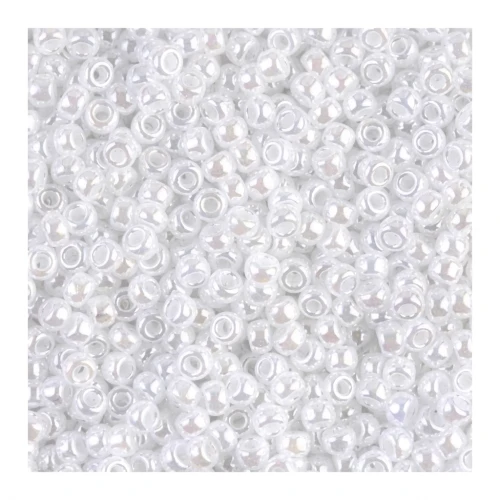 Miyuki 11/0 Seed beads 528 - White Pearl Ceylon x 100 g