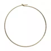 Diamond erring hoops to decorate 45 mm x 0.7 mm Gold-Filled x2