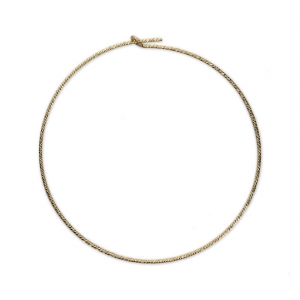 Diamond erring hoops to decorate 25 mm x 0.7 mm 14Kt Gold-Filled x2