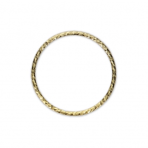 Closed diamond ring 16 mm Gold-filled x1