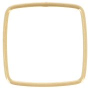 Square closed ring 19 mm - Gold filled (gold laminate) x1