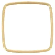 Square closed ring 19 mm - Gold filled (gold laminate) x1