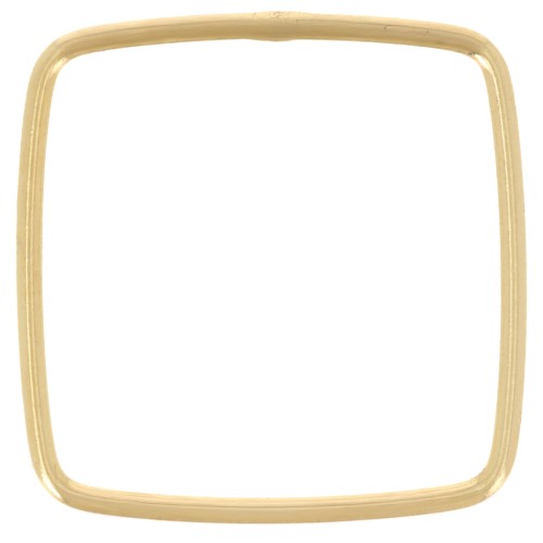 Square closed ring 19 mm - Gold filled (gold laminate) x1