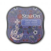 Stazon Midi Ink Pad - Fast drying ink - Vibrant Violet x1|raw }}