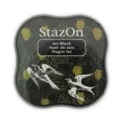 Stazon Midi Ink Pad - Fast drying ink - Jet Black x1