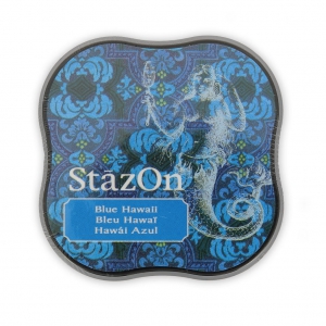 Stazon Midi Ink Pad - Fast drying ink - Blue Hawaii x1
