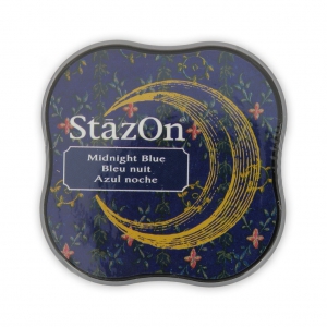 Stazon Midi Ink Pad - Fast drying ink - Midnight Blue x1