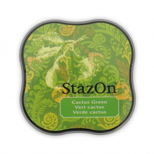 Stazon Midi Ink Pad - Fast drying ink - Cactus Green x1