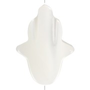 Mother of pearl Hamsa hand 16.5x12 mm Natural x1|raw }}