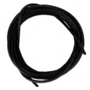 Polyester Rattail cord 1.5 mm Black x1m