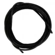 Polyester Rattail cord 1.5 mm Black x1m