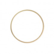 Mounting round element for beadweaving 40 mm - Mat Gold Tone x1|raw }}