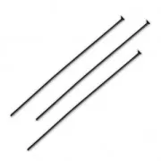 Plate Pin for jewels 45x0,7 mm Black x10