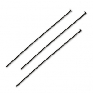 Plate Pin for jewels 45x0,7 mm Black x10