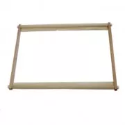 Rectangular wooden frame for embroidery, punch needle or tapestry - 40x60 cm x1