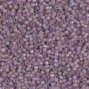 Miyuki Delica 11/0 DB0857 - Matte Transparent Smoky Amethyst AB