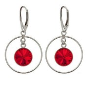 925 Sterling Silver Pendant 24 mm for PureCrystal 1122 12 mm - 24Kt gold plated x1