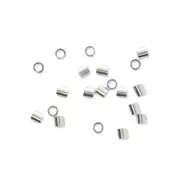 925 Sterling Silver Crimp tubes 1.1x1 mm x100