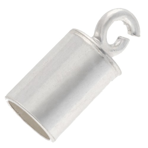 925 Sterling Silver terminators for 4 mm cord x2