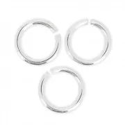 7x1mm 925 Sterling Silver open Jump rings x100