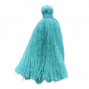 Imitation cotton tassel 27-30 mm Azure Blue x1|raw }}