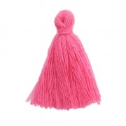 Imitation cotton tassel 27-30 mm Bright Pink x1