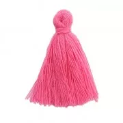 Imitation cotton tassel 27-30 mm Bright Pink x1