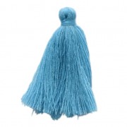 Imitation cotton tassel 27-30 mm Dark Turquoise x1|raw }}