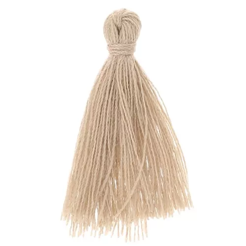 Imitation cotton tassel 27-30 mm - Vanilla x1