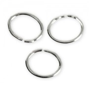 5x4x0.5mm 925 Sterling Silver oval open jump rings x50|raw }}