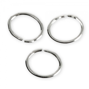 5x4x0.5mm 925 Sterling Silver oval open jump rings x50