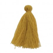 Imitation cotton tassel 27-30 mm Mustard x1|raw }}