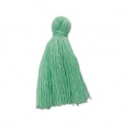 Imitation cotton tassel 27-30 mm Water Green x1|raw }}