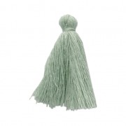 Imitation cotton tassel 27-30 mm Celadon x1