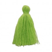 Imitation cotton tassel 27-30 mm Lime x1|raw }}