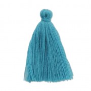 Imitation cotton tassel 27-30 mm Sky Blue x1|raw }}