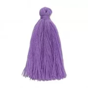 Imitation cotton tassel 27-30 mm Lavender x1