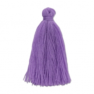 Imitation cotton tassel 27-30 mm Lavender x1