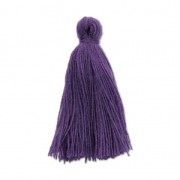 Imitation cotton tassel 27-30 mm Eggplant x1