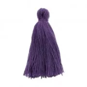 Imitation cotton tassel 27-30 mm Eggplant x1