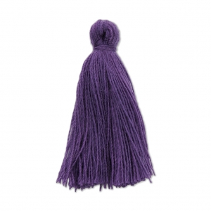 Imitation cotton tassel 27-30 mm Eggplant x1