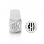 ImpressArt metal design stamps - 6 mm - Vertical Lines texture x1|raw }}