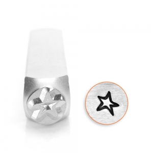 ImpressArt metal design stamps - 6 mm - Star x1
