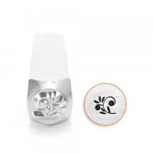 ImpressArt metal design stamps - 6 mm - Floral Swirl x1