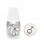 ImpressArt metal design stamps - 6 mm - Boys symbol x1|raw }}