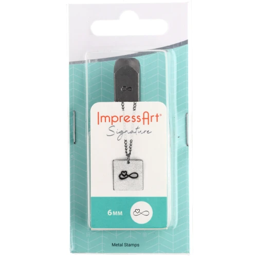 ImpressArt Punch - 6 mm - Infinity with a heart x1